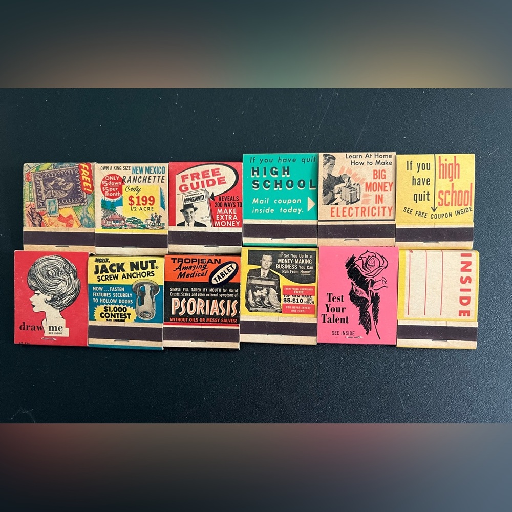 Vintage Matchbook Collection